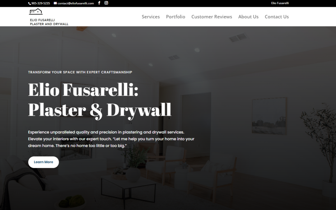 Elio Fusarelli: Plaster & Drywall